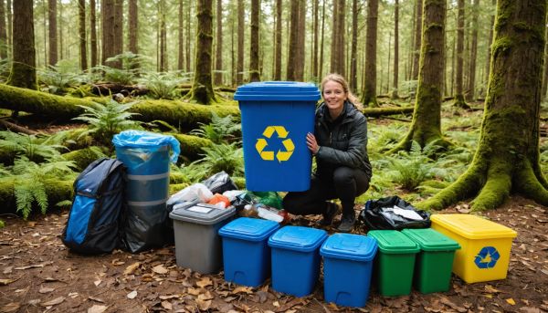 Pourquoi trier ses déchets même au milieu des bois ?