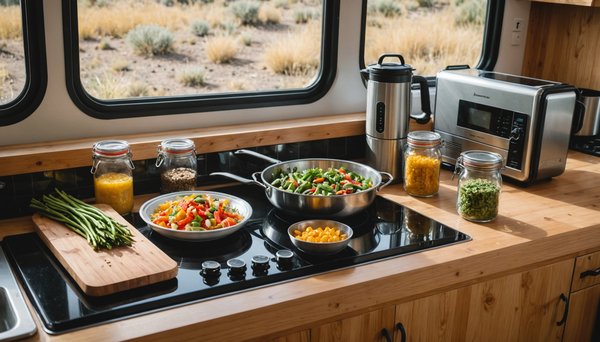 Conseils pour préparer et conserver des aliments dans un camping-car écologique